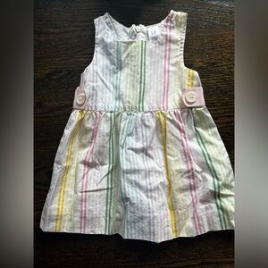 Striped Pastels Dress- Baby Gap